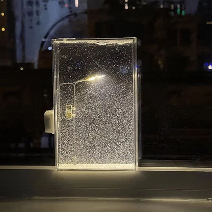 DIY Snow Scene Street Lamp Flowing Night Light Kit