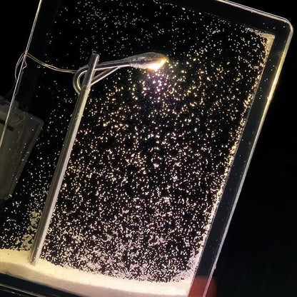DIY Snow Scene Street Lamp Flowing Night Light Kit 1