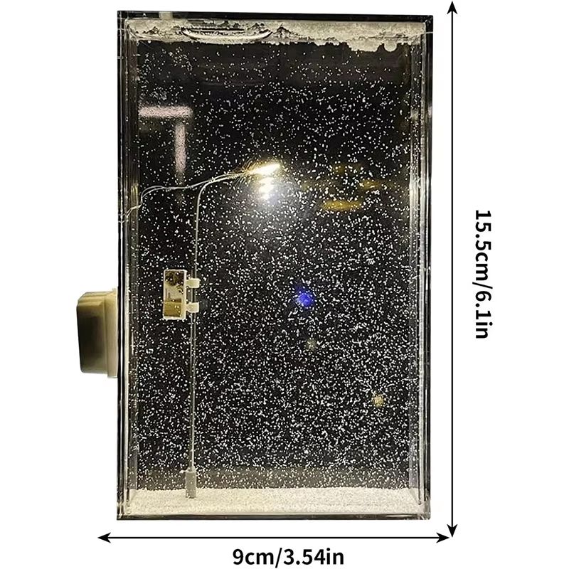 DIY Snow Scene Street Lamp Flowing Night Light Kit 5