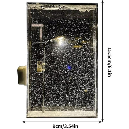DIY Snow Scene Street Lamp Flowing Night Light Kit 5
