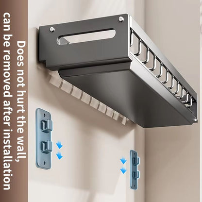 Kitchen Bowl Plate Drying Storage Shelf Wall Mounted Dish Drainer Rack 5