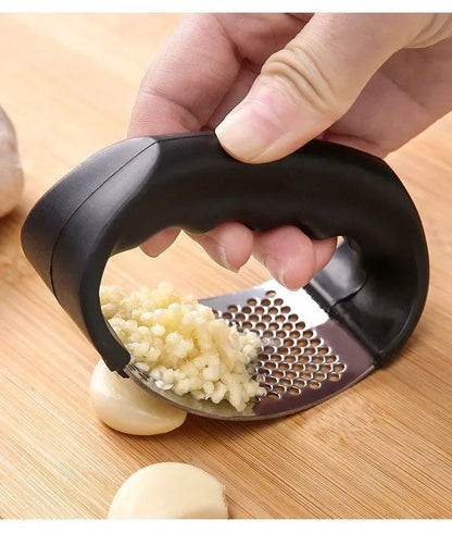 Upgraded Stainless Steel Garlic Press Rocker Manual Garlic Ginger Crusher And Mincer Kitchen Tool 12