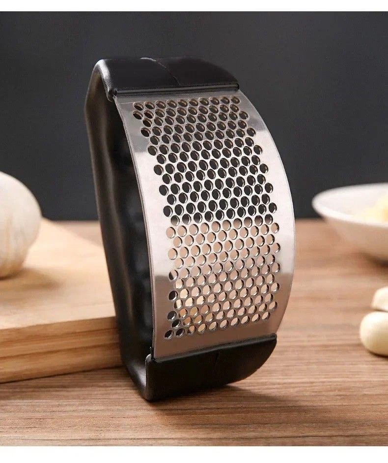 Upgraded Stainless Steel Garlic Press Rocker Manual Garlic Ginger Crusher And Mincer Kitchen Tool 9