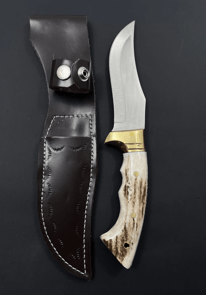 forsale handmade antler handle outdoor knife
