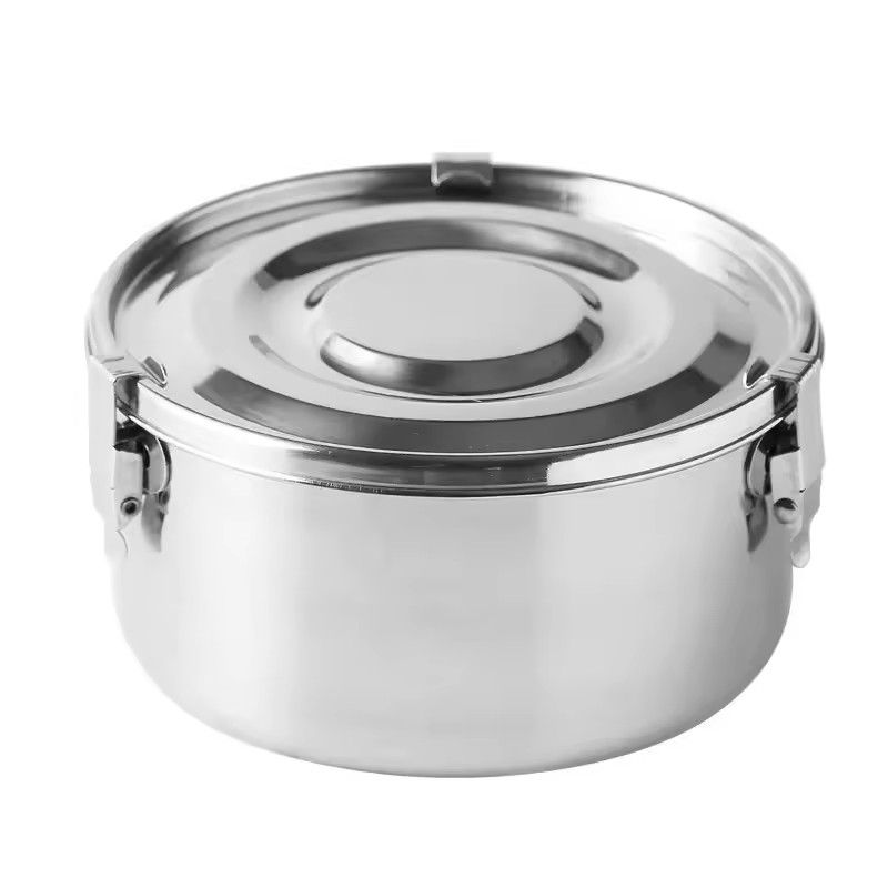 304 Stainless Steel Microwave Lunch Box Anti Leak Bento Box With Strong Tightness For Snacks Fruits 6