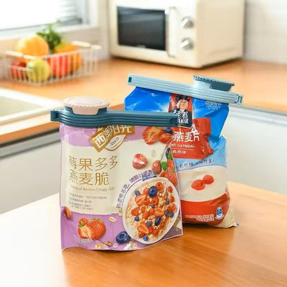 Food Storage Bag Sealing Clip With Pour Spout Plastic Cap Sealer Clip For Snacks Candy And Kitchen  5