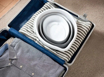 Portable Folding Bucket Silicone Foldable Basin For Camping Outdoor Washing And Car Cleaning 5L 10L 8