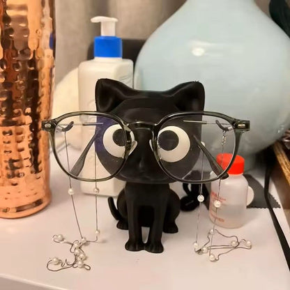 Cat Shaped Glasses Holder Stand  Eyeglasses  Sunglasses Display Rack For Desk Or Nightstand 2