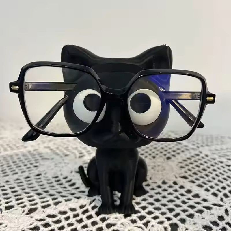 Cat Shaped Glasses Holder Stand  Eyeglasses  Sunglasses Display Rack For Desk Or Nightstand 5