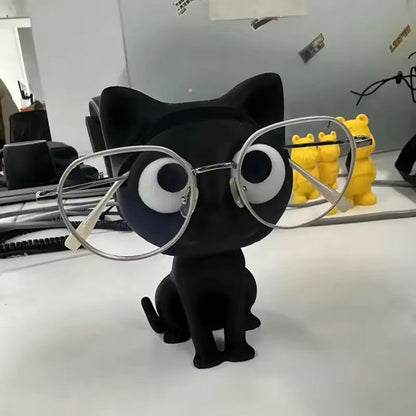 Cat Shaped Glasses Holder Stand  Eyeglasses  Sunglasses Display Rack For Desk Or Nightstand 7