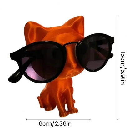 Cat Shaped Glasses Holder Stand  Eyeglasses  Sunglasses Display Rack For Desk Or Nightstand 8