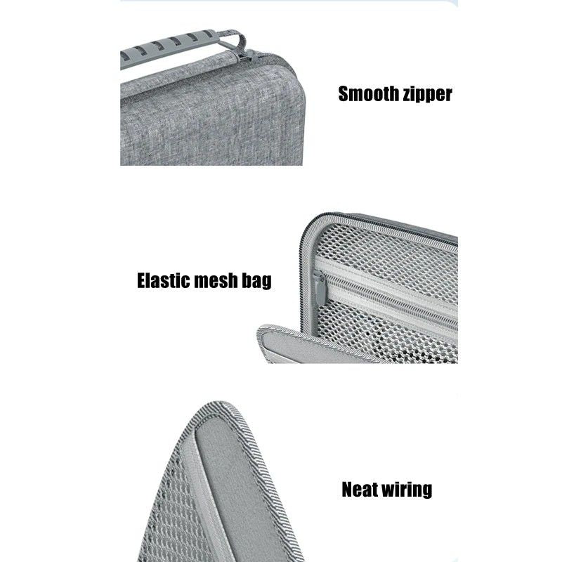 Waterproof Double Layer Electronics Organizer Bag  Travel Cable Cord Storage Pouch 10