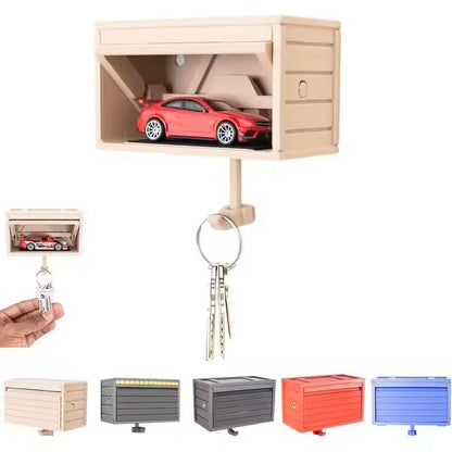 Car Garage Key Holder With Opening Door  Space Saving Wall Mounted Key Rack For Home And Garage 4