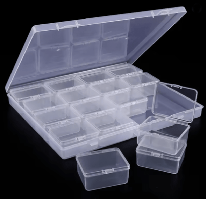 Clear Plastic Bead Organizer Box 4