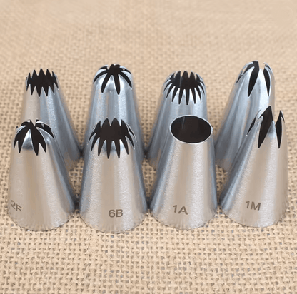 Stainless Steel Cake Piping Nozzles Set 4