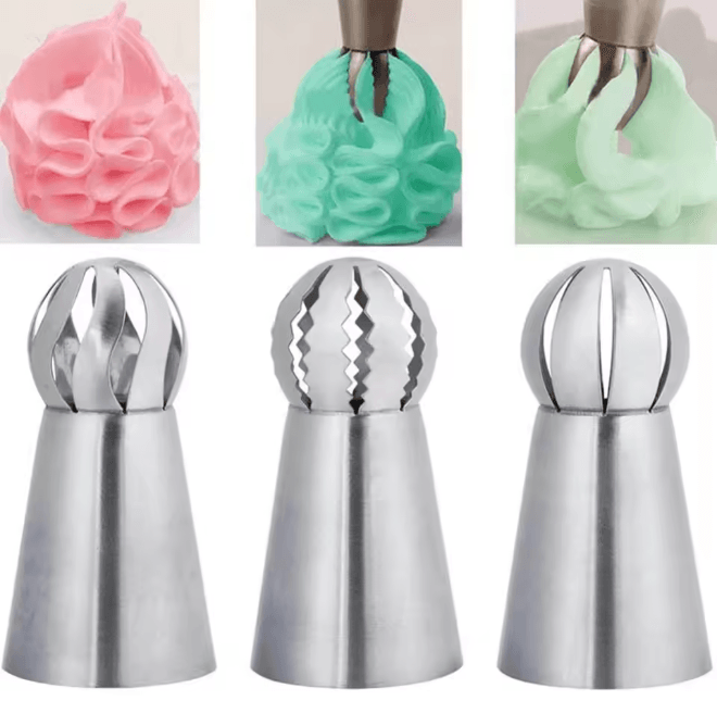 Stainless Steel Pastry Icing Nozzle Set