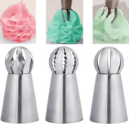 Stainless Steel Pastry Icing Nozzle Set