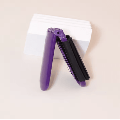 Mini Foldable Hair Comb With Mirror 3