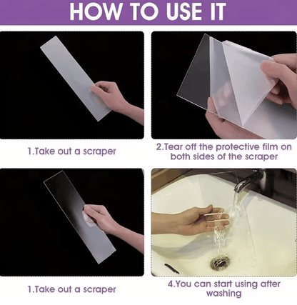 Acrylic Cake Scraper Spatula 1