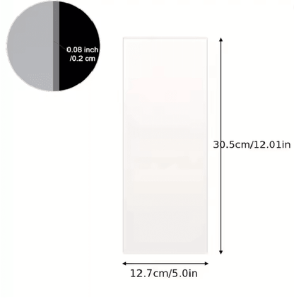 Acrylic Cake Scraper Spatula 4