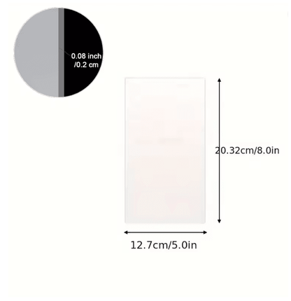 Acrylic Cake Scraper Spatula 5