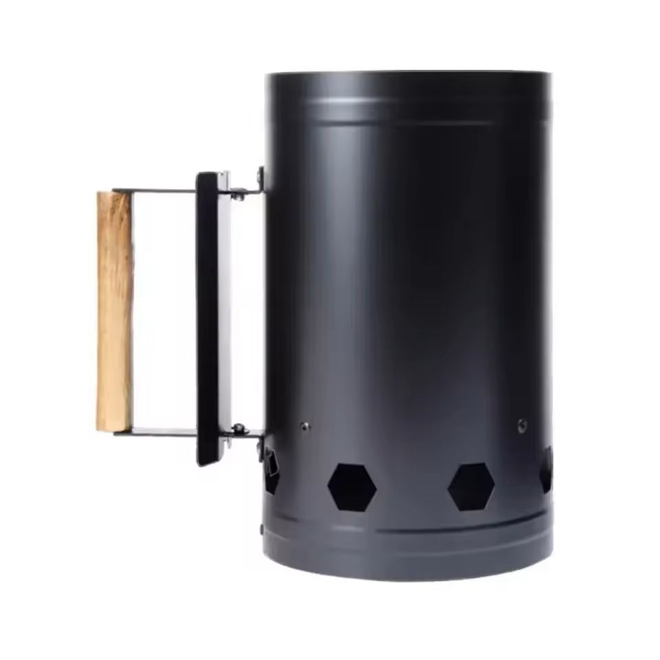 Charcoal Ignition Bucket  Outdoor BBQ Stove Spark Bucket Igniter For Grilling  Camping 1