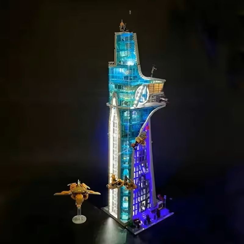 Marvel Tower Battle Architecture Building Blocks Set – 5201 Piece Street View Collection