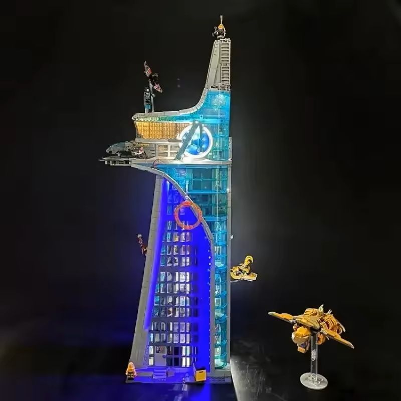 Marvel Tower Battle Architecture Building Blocks Set  5201 Piece Street View Collection 3