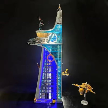 Marvel Tower Battle Architecture Building Blocks Set  5201 Piece Street View Collection 3