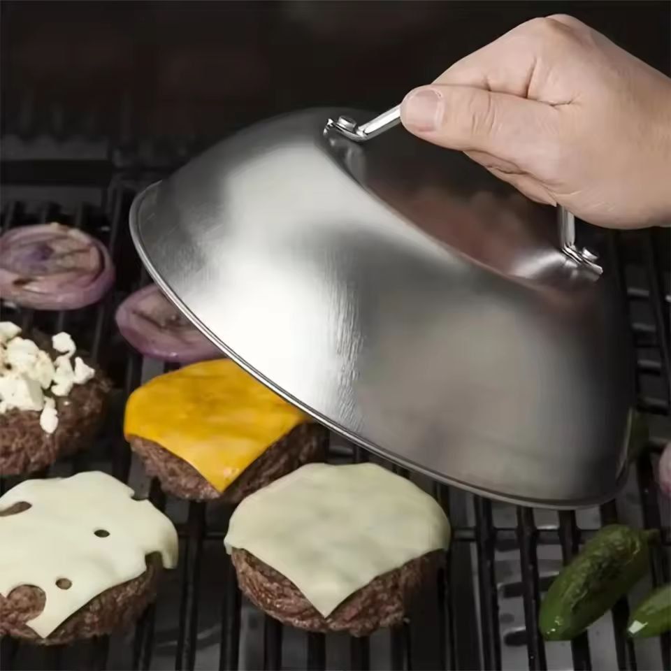 Ultimate Stainless Steel BBQ Squeegee – 9" Grill & Oven Cleaning Tool