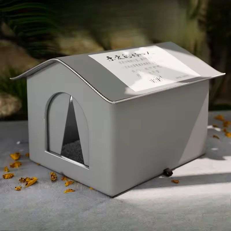 AllWeather Outdoor Cat Shelter  Waterproof Thermal Pet House For Stray Cats And Small Dogs 7