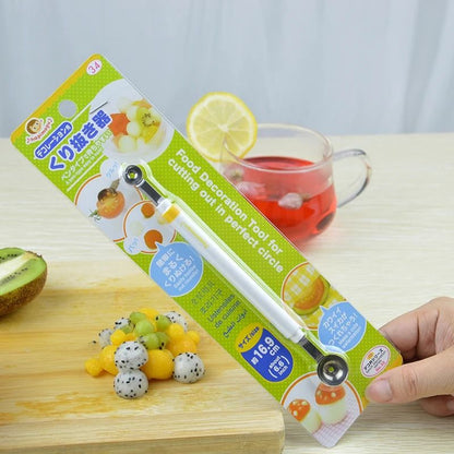 Double Ended Stainless Steel Scoop Apple Ball Melon Spoon Kitchen Gadgets 4