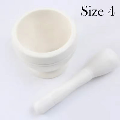 Resin Garlic  Herb Mortar And Pestle Set  Premium Spice Grinder Bowl 9