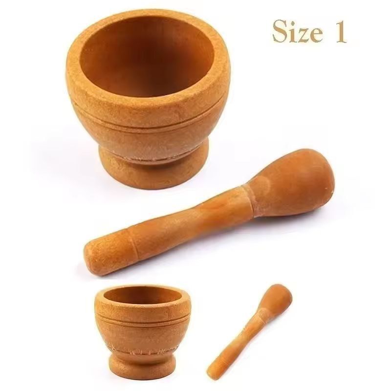 Resin Garlic  Herb Mortar And Pestle Set  Premium Spice Grinder Bowl 6