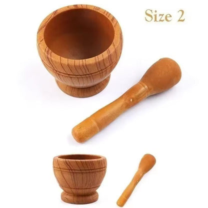 Resin Garlic  Herb Mortar And Pestle Set  Premium Spice Grinder Bowl 7