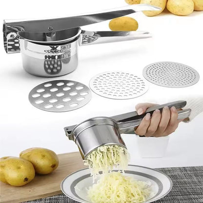 SmoothPress Stainless Steel Potato Ricer  Vegetable Press 1