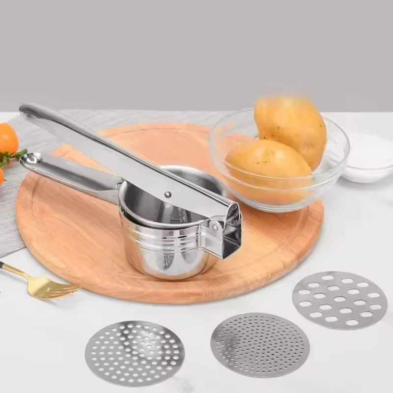 SmoothPress Stainless Steel Potato Ricer  Vegetable Press 5