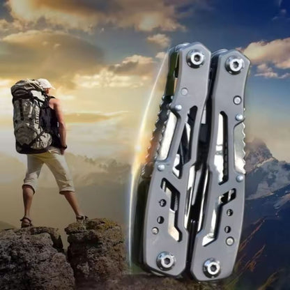 AllPurpose 15in1 Folding Survival MultiTool  Compact Pliers Knife  Outdoor Gear 1