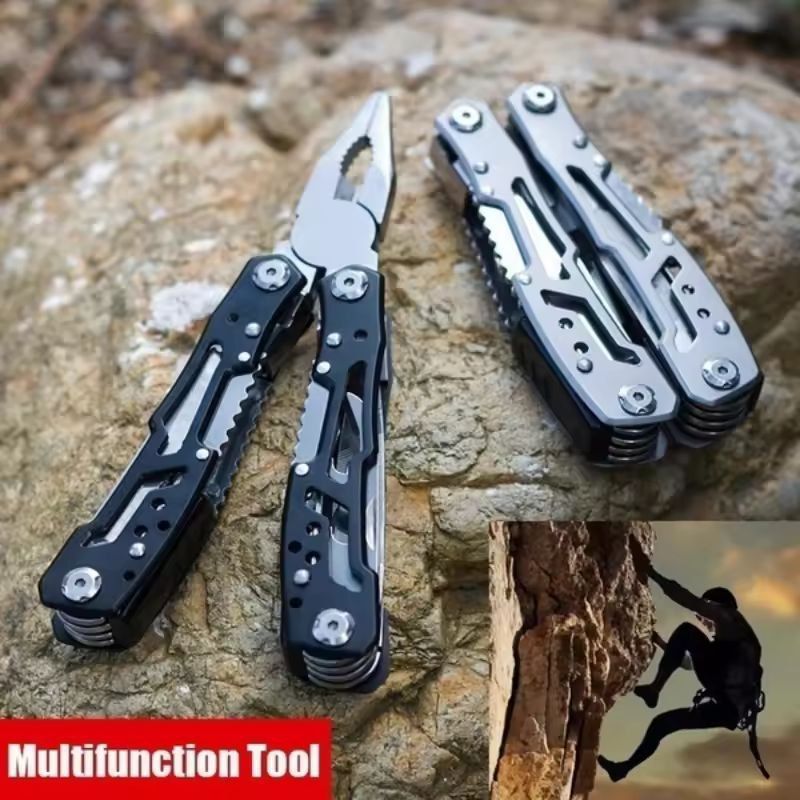AllPurpose 15in1 Folding Survival MultiTool  Compact Pliers Knife  Outdoor Gear 2