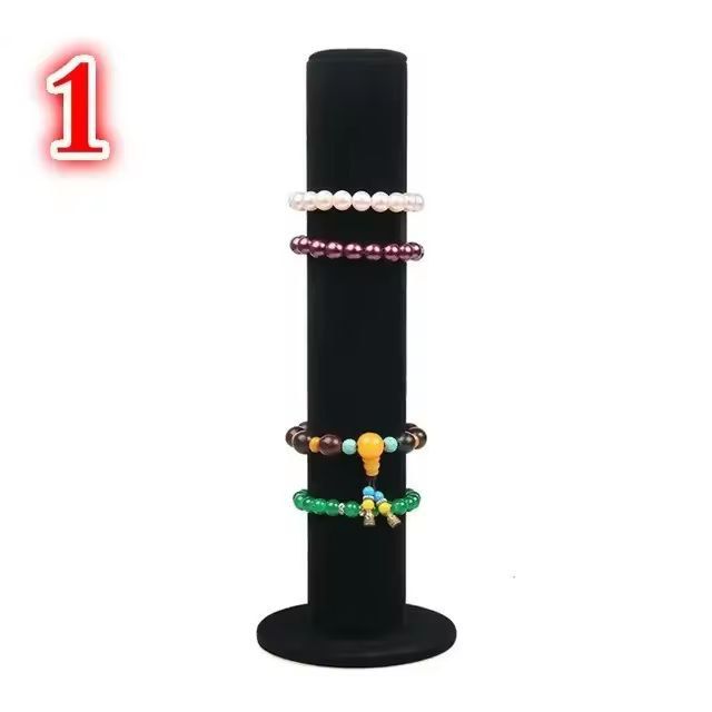 Velvet Jewelry Display Stand  Elegant Bracelet Holder  MultiPurpose Storage Rack 6
