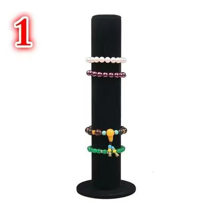 Velvet Jewelry Display Stand  Elegant Bracelet Holder  MultiPurpose Storage Rack 6