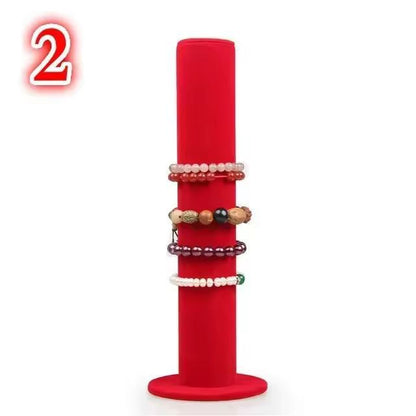 Velvet Jewelry Display Stand  Elegant Bracelet Holder  MultiPurpose Storage Rack 7