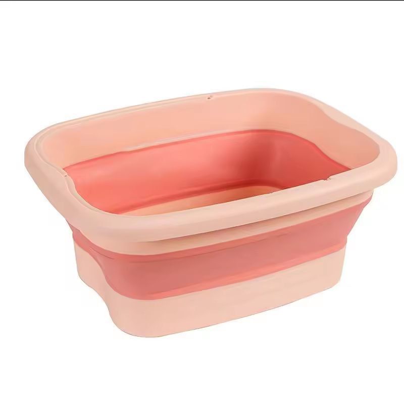 Foldable Foot Spa Massage Bucket  Portable Collapsible Foot Bath For Relaxing Home Soaks 9