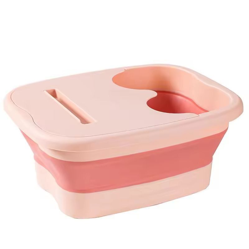 Foldable Foot Spa Massage Bucket  Portable Collapsible Foot Bath For Relaxing Home Soaks 6