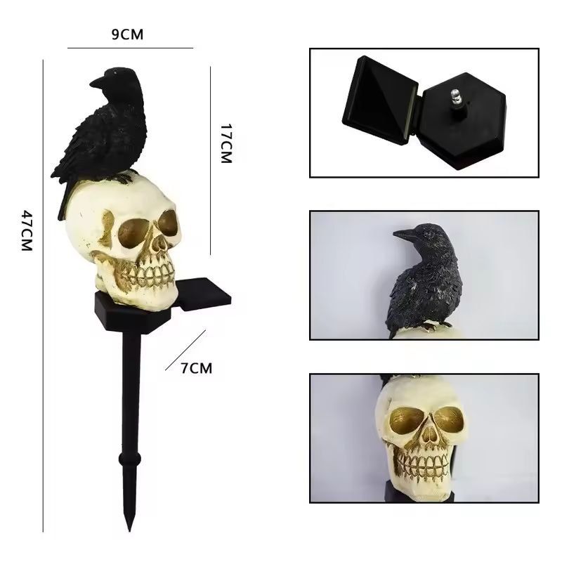 SpineChilling Outdoor Skeleton  Ghost Halloween Light Set 2