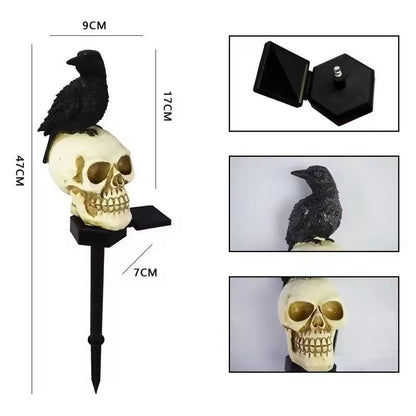 SpineChilling Outdoor Skeleton  Ghost Halloween Light Set 2
