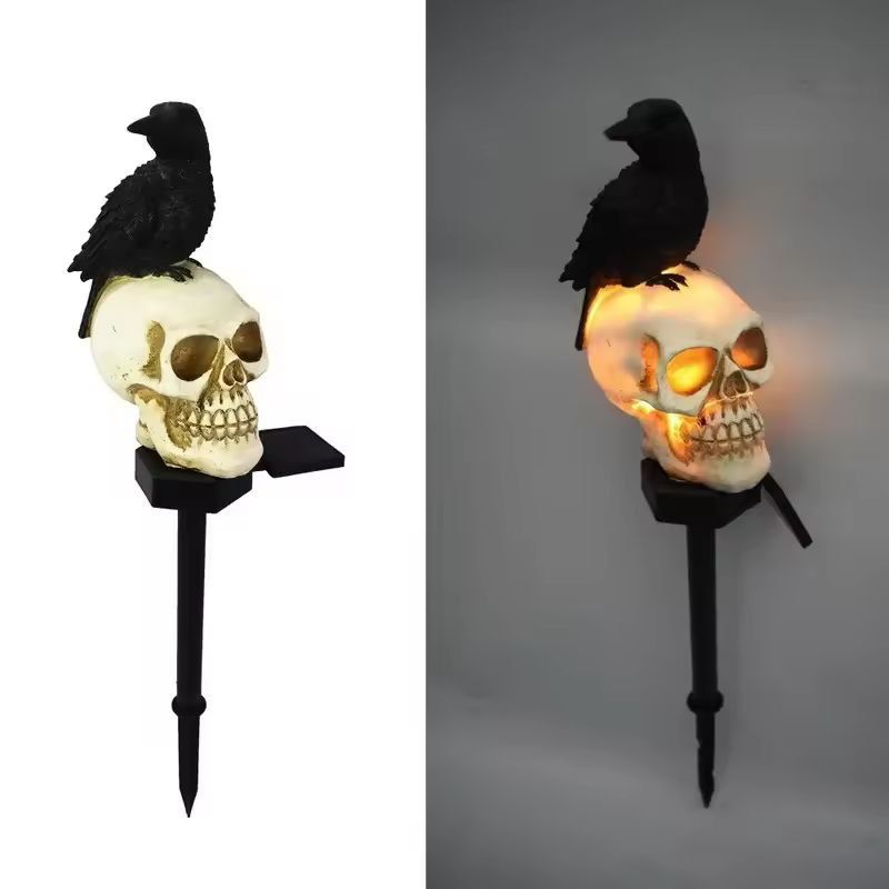 SpineChilling Outdoor Skeleton  Ghost Halloween Light Set 3