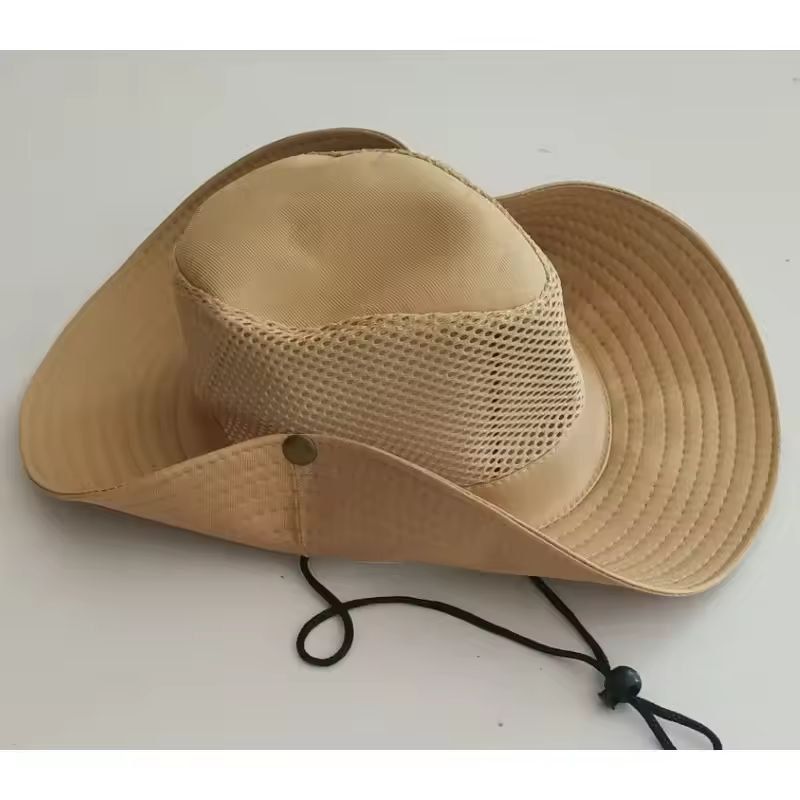 Outdoor Mesh Sun Hat  Breathable Fishing  Mountaineering Cap 2