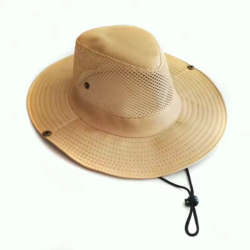 Outdoor Mesh Sun Hat  Breathable Fishing  Mountaineering Cap 5