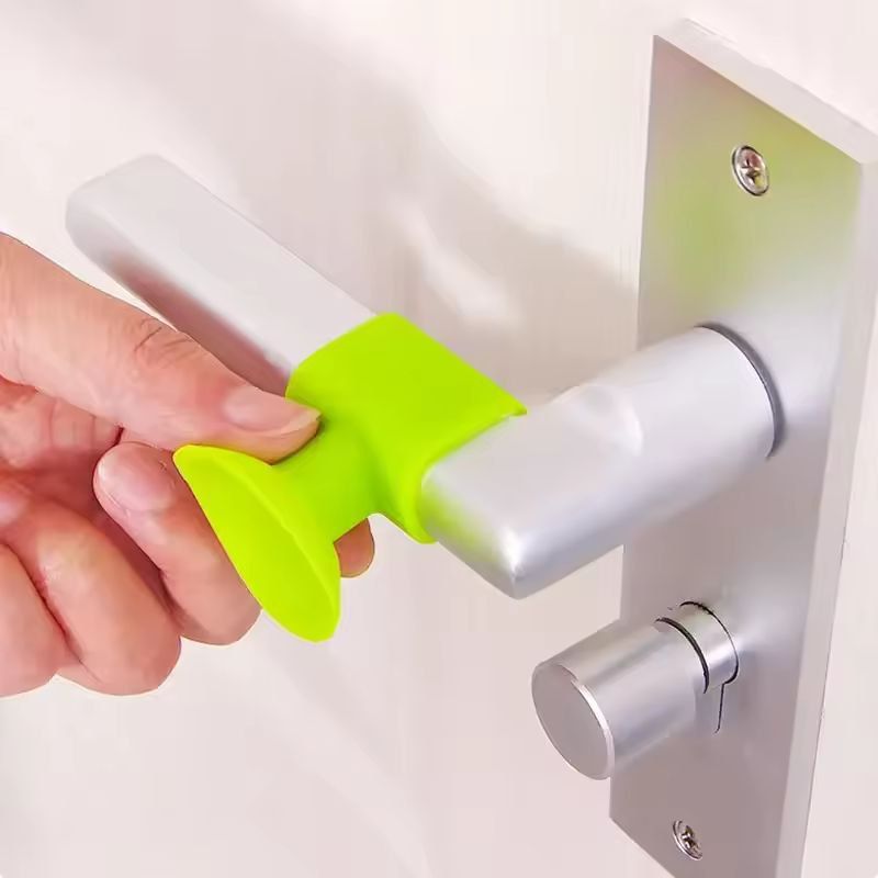 Silicone Door Handle Silent Stopper – Anti-Collision Wall Protector Pad